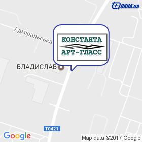 Константа Арт Глас на мапі Константа Арт Глас на мапі