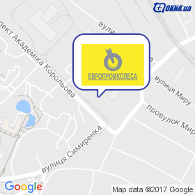 ЕВРОПРОМКОЛЕСА на карте ЕВРОПРОМКОЛЕСА на карте