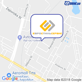 Evrostyl'-servys on the map Evrostyl'-servys on the map