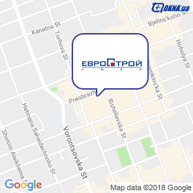 Evrostroylyuks on the map Evrostroylyuks on the map