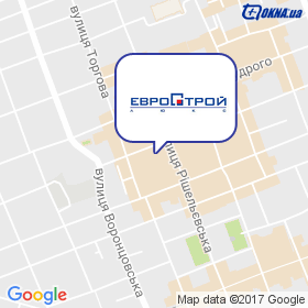 Євростройлюкс на мапі Євростройлюкс на мапі