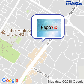 Yevrovid on the map Yevrovid on the map