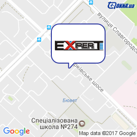 Експерт-Сервіс на мапі Експерт-Сервіс на мапі