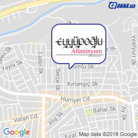EYYUPOGLU ALUMINUM on the map EYYUPOGLU ALUMINUM on the map