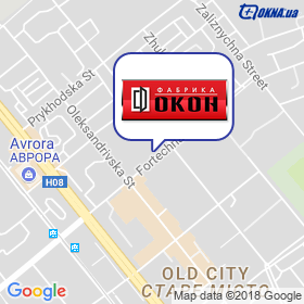 Fabryka Okon on the map Fabryka Okon on the map