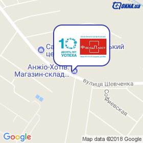 Оконная компания - Фасад Пласт на карте Оконная компания - Фасад Пласт на карте