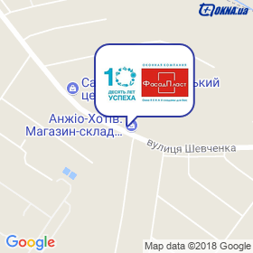 Віконна компанія - Фасад Пласт на мапі Віконна компанія - Фасад Пласт на мапі