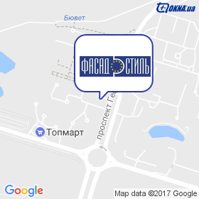 ФАСАД СТИЛЬ на мапі ФАСАД СТИЛЬ на мапі