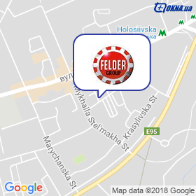 Fel'der Hrupp Ukrayna on the map Fel'der Hrupp Ukrayna on the map