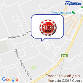 Фельдер Групп Украина на карте Фельдер Групп Украина на карте
