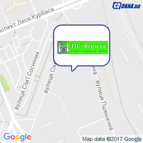 Фортеця на карте