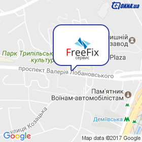 Фрі Фікс на мапі Фрі Фікс на мапі