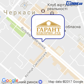 Гарантбудсервіс ЛТД на мапі Гарантбудсервіс ЛТД на мапі