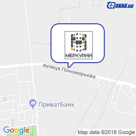 ГК Меркурій на мапі ГК Меркурій на мапі