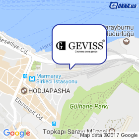 GEVISS на мапі GEVISS на мапі