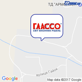 ГЛАССО - БЦ на мапі ГЛАССО - БЦ на мапі