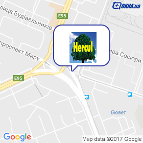 Херкул Україна на мапі Херкул Україна на мапі