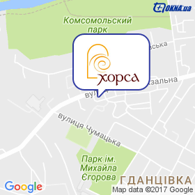 Хорса на мапі Хорса на мапі