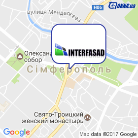 Interfasad на мапі Interfasad на мапі