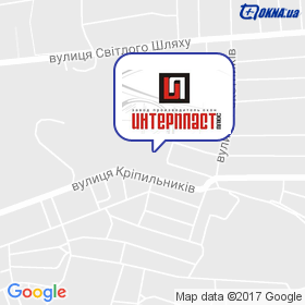 Профіпласт на мапі Профіпласт на мапі