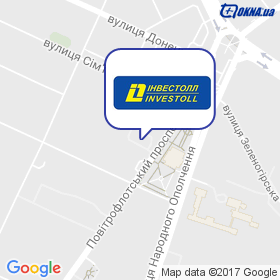 ІНВЕСТОЛЛ на мапі