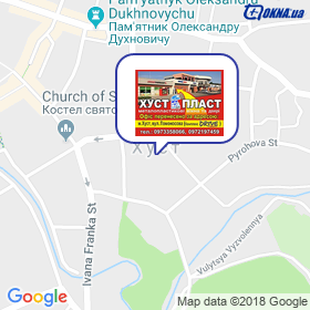 Khust-Plast on the map