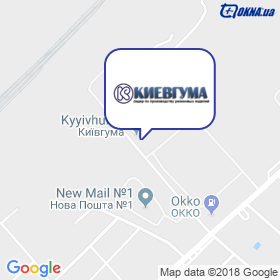 Kyivguma on the map Kyivguma on the map