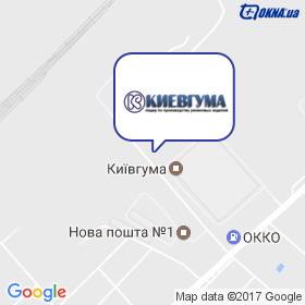 Київгума на мапі Київгума на мапі