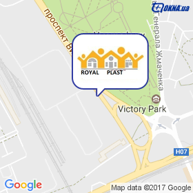 Роял Пласт на мапі Роял Пласт на мапі