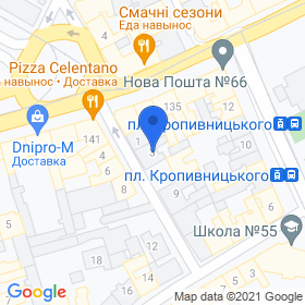 Клен-А на мапі Клен-А на мапі