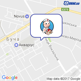 Клініка вікон на мапі Клініка вікон на мапі