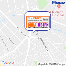 KOMFORT on the map KOMFORT on the map