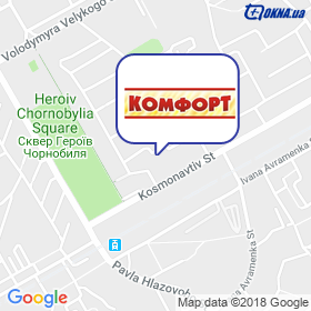 KOMFORT on the map KOMFORT on the map