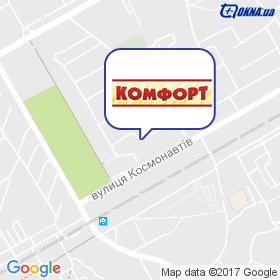 КОМФОРТ на карте КОМФОРТ на карте