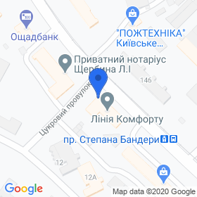 Линия Комфорта на карте Линия Комфорта на карте