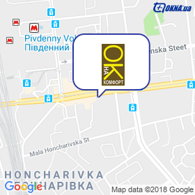 OknaKomfort on the map OknaKomfort on the map