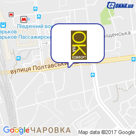 ОкнаКомфорт на карте ОкнаКомфорт на карте
