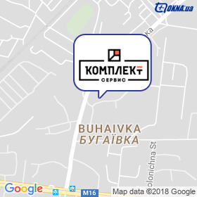 Komplekt Servys on the map Komplekt Servys on the map