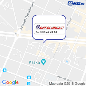 Конкордпласт на мапі Конкордпласт на мапі