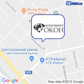 KONTYNENT OKON on the map KONTYNENT OKON on the map