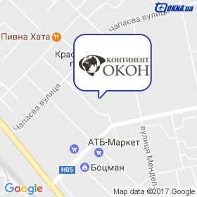 КОНТИНЕНТ ОКОН на карте КОНТИНЕНТ ОКОН на карте