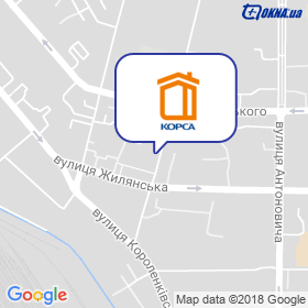 КОРСА на мапі КОРСА на мапі