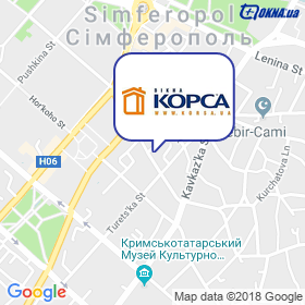 Okna KORSA on the map