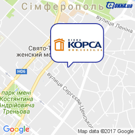 Вікна КОРСА на мапі Вікна КОРСА на мапі