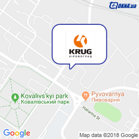 Kruh-Kyrovohrad on the map Kruh-Kyrovohrad on the map