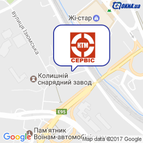 КТМ СЕРВІС на мапі КТМ СЕРВІС на мапі