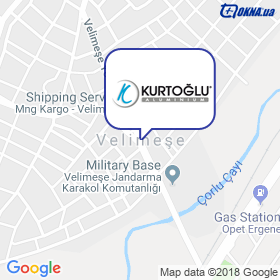 Kurtoglu Aluminium A.S. on the map Kurtoglu Aluminium A.S. on the map