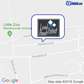 LeonZakhystBud on the map LeonZakhystBud on the map