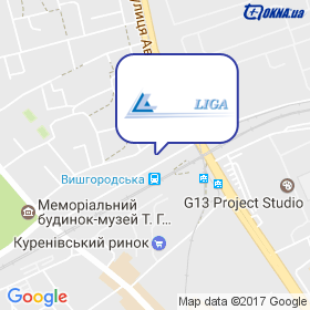 Лига-Вин на карте Лига-Вин на карте
