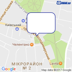 Представництво Стеклопласт в м.Лубни на мапі Представництво Стеклопласт в м.Лубни на мапі